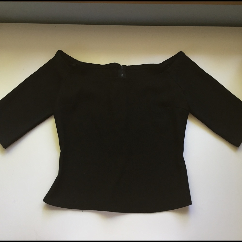 Jessica McClintock black Top for prom homecoming